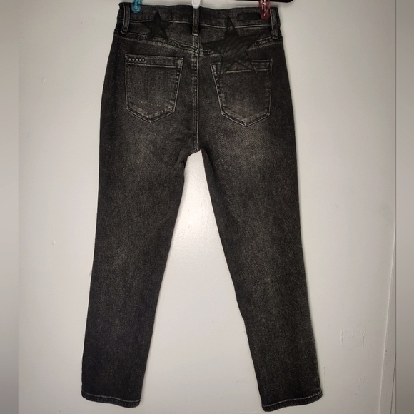 Blanknyc women's jeans the Madison crop pants, star patches,high rise, sz 26. - Picture 6 of 16